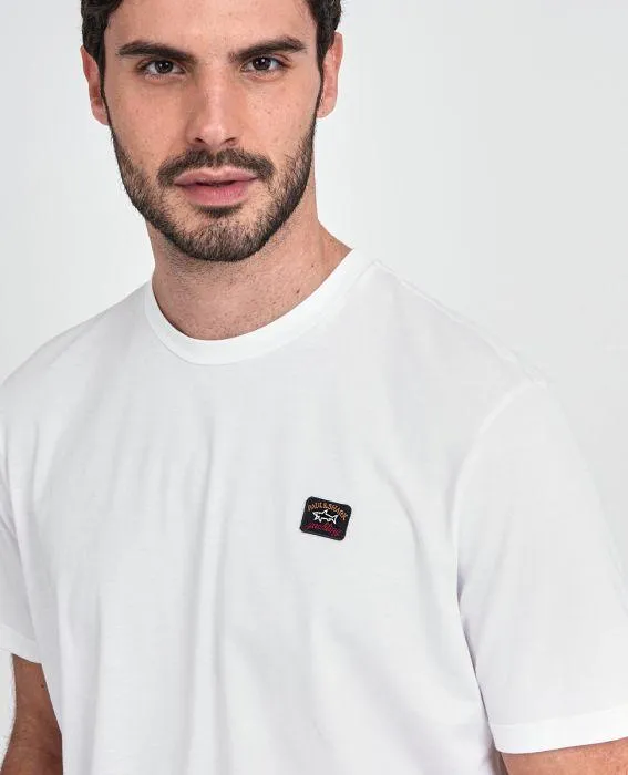 Paul & Shark Badge T Shirt White