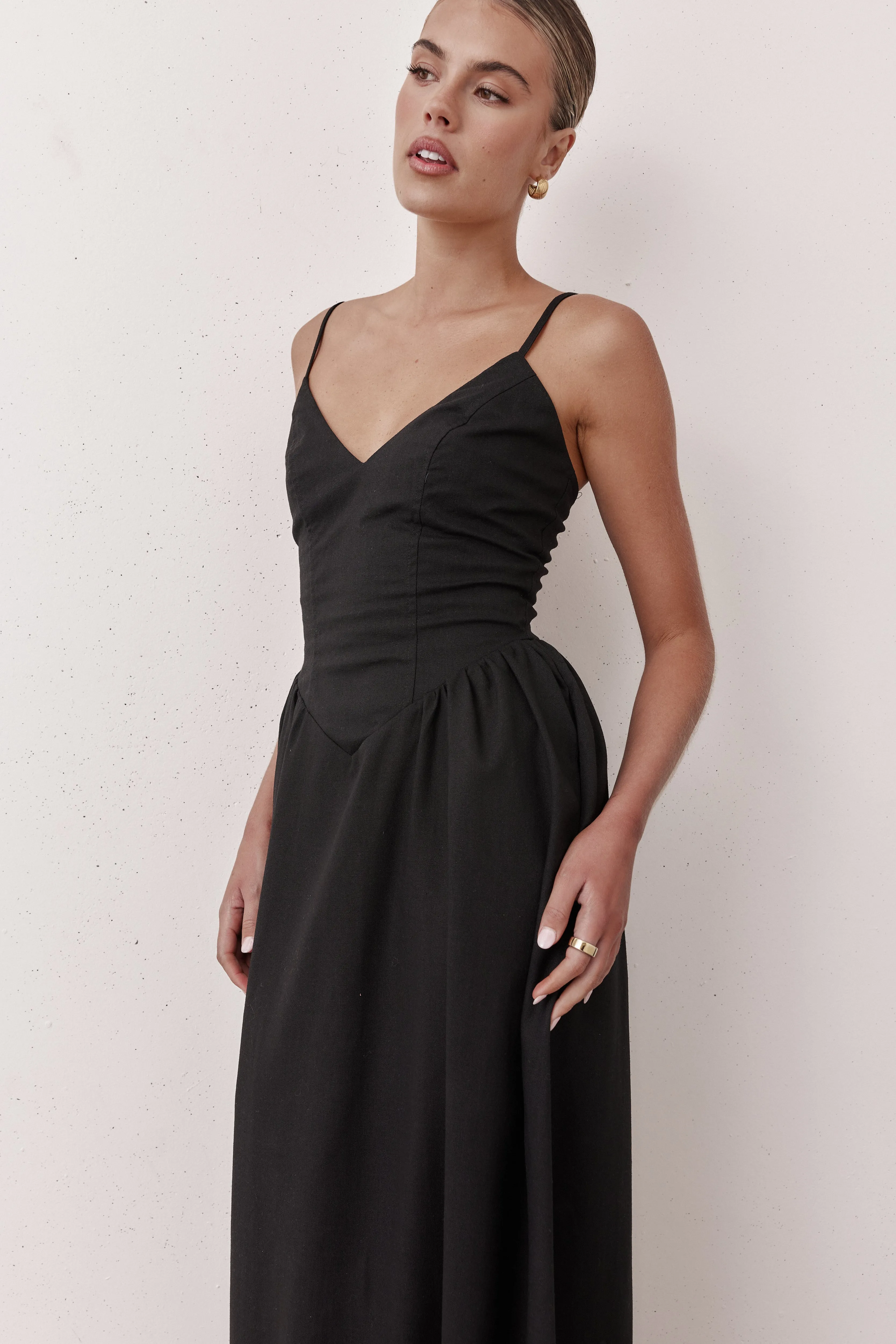 Piper Maxi Dress (Black)