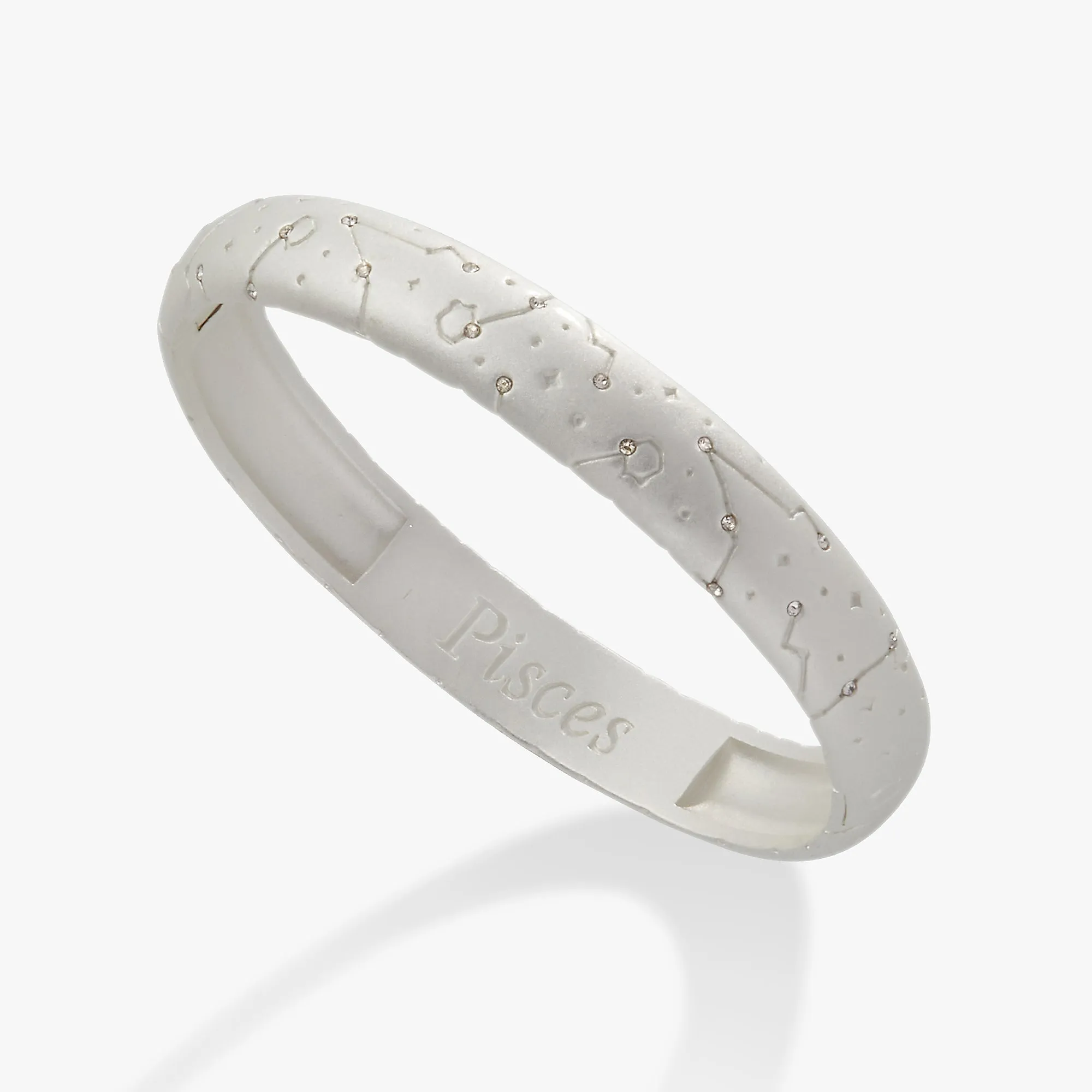 Pisces Zodiac Hinge Bangle