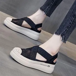 Platform Cutout Slip Ons BL34