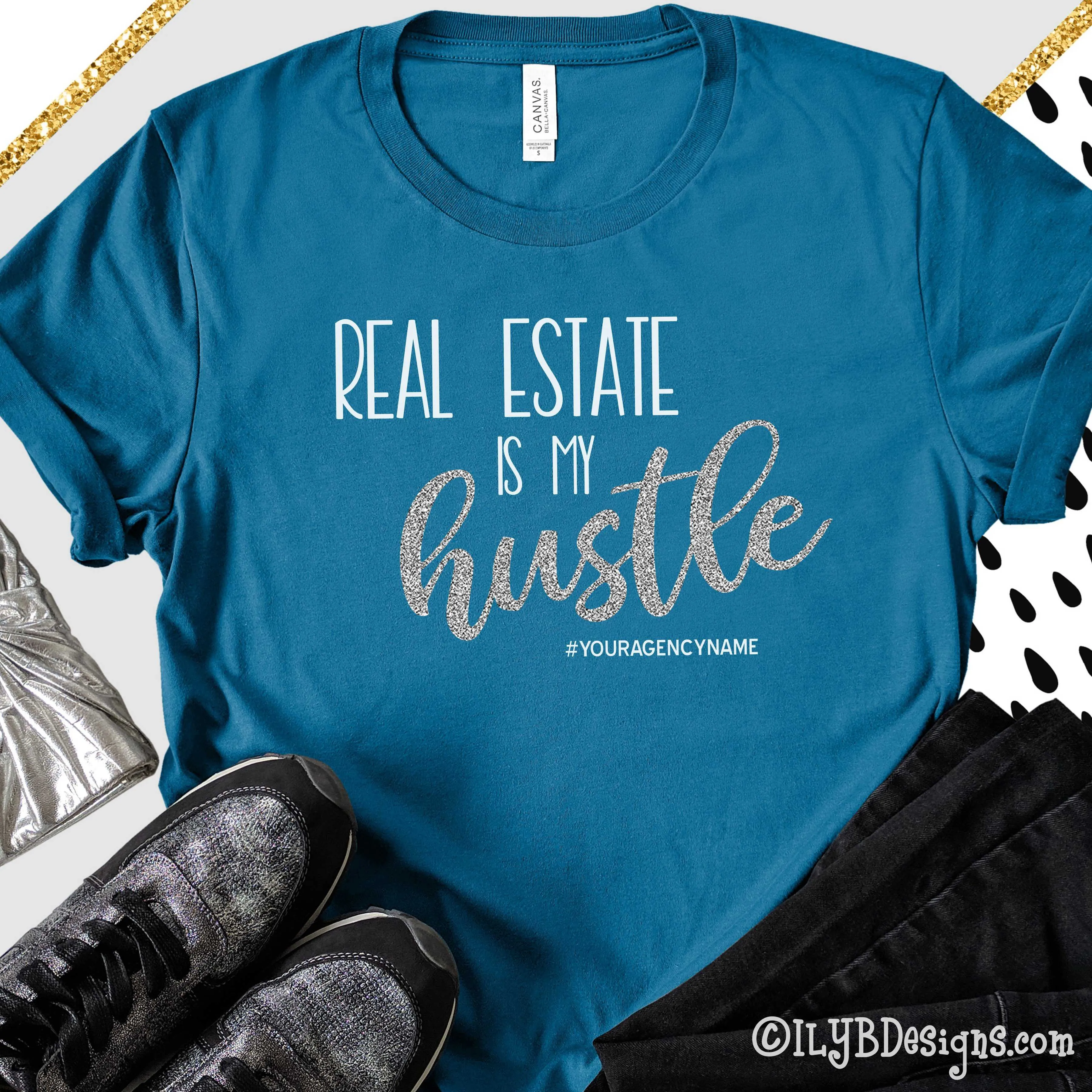 Real Estate is my Hustle Shirt - Realtor Shirts - Real Estate Shirts