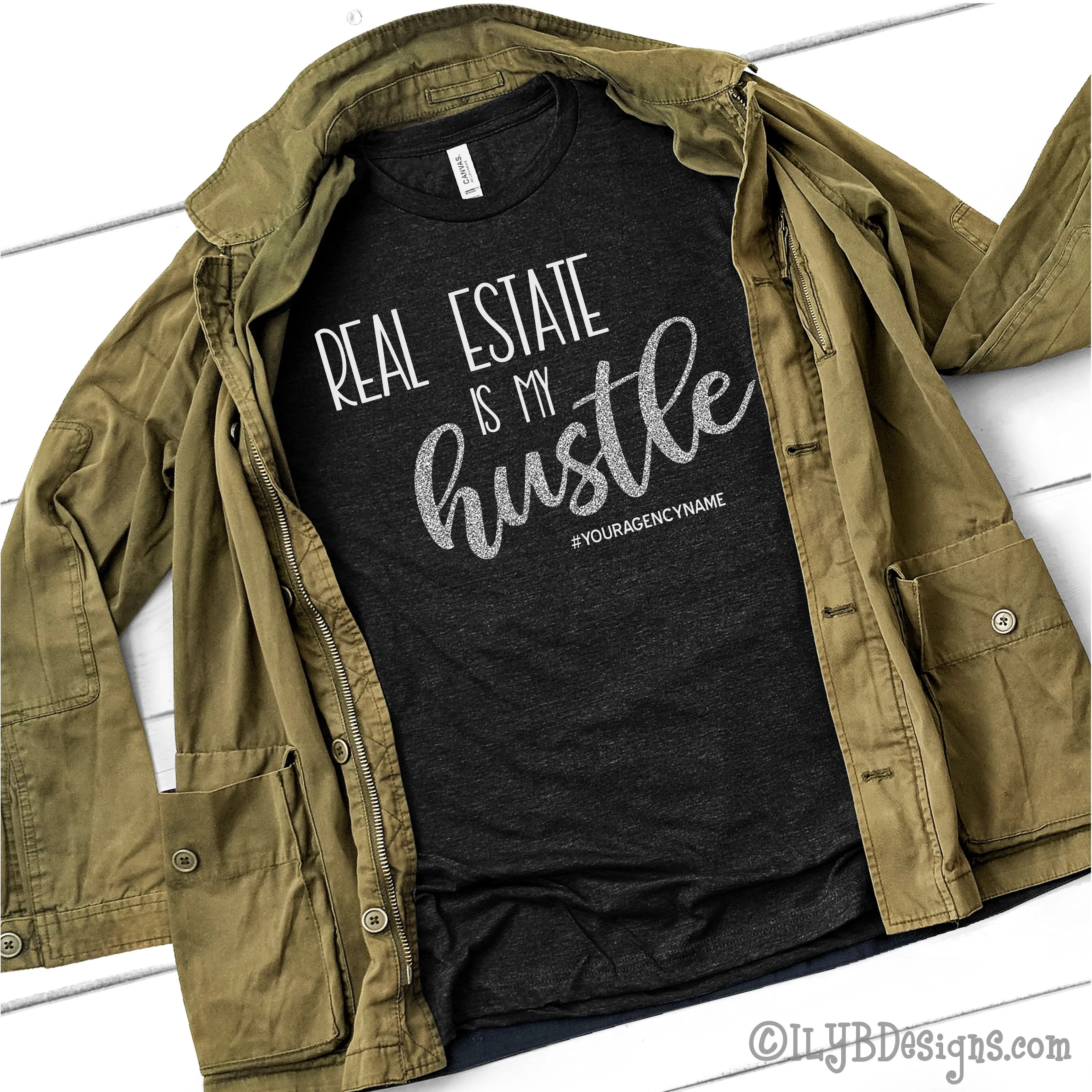 Real Estate is my Hustle Shirt - Realtor Shirts - Real Estate Shirts