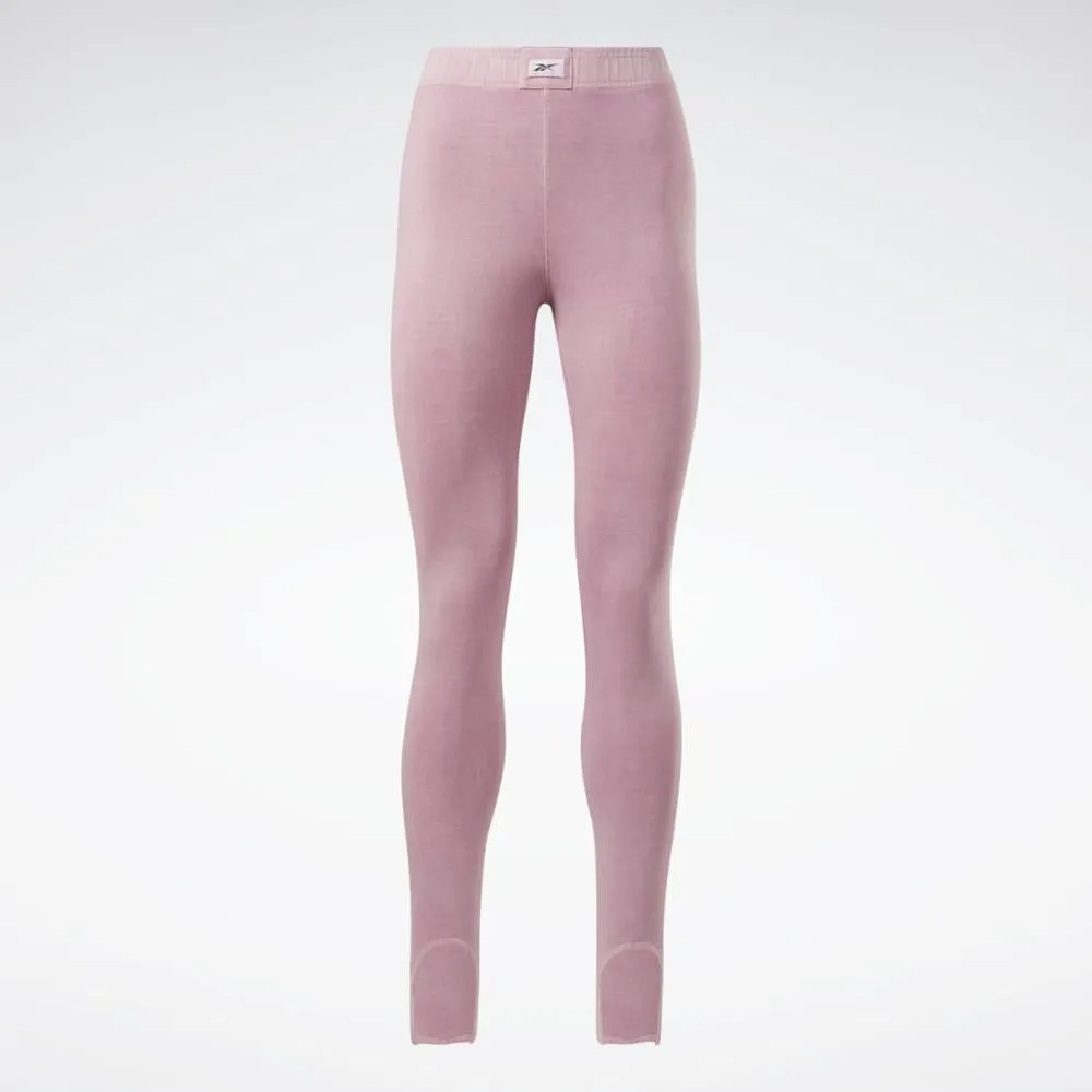 Reebok Apparel Women Classics Natural Dye Stirrup Leggings INFLIL