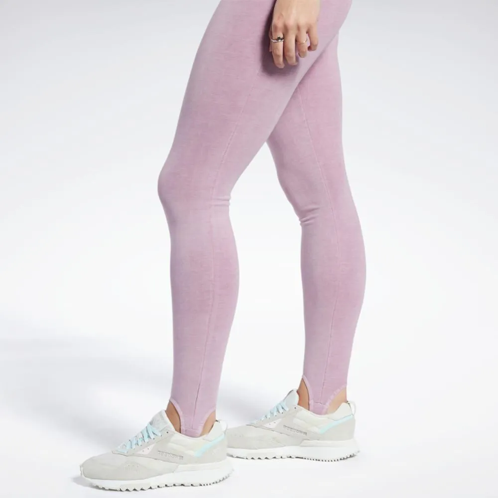 Reebok Apparel Women Classics Natural Dye Stirrup Leggings INFLIL