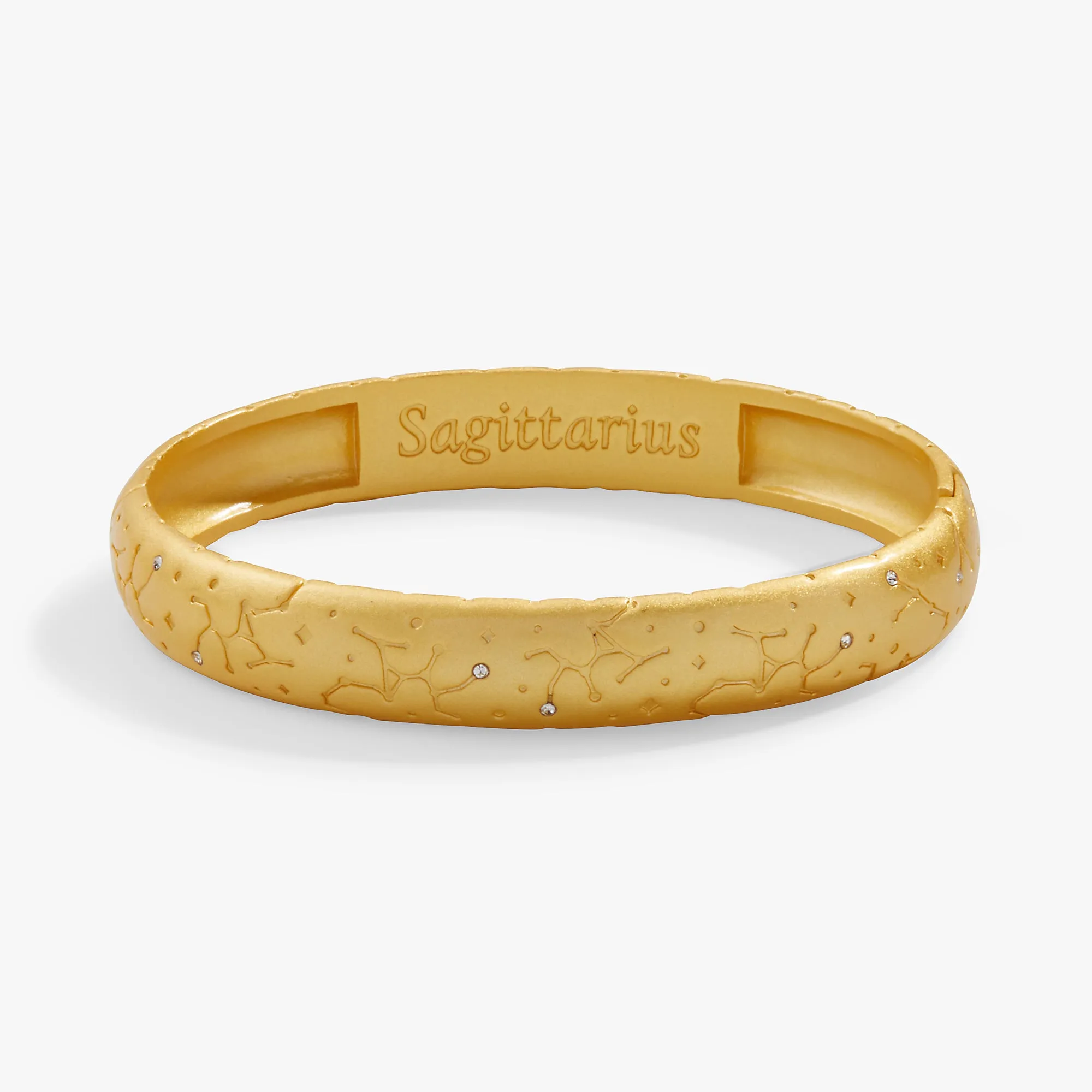 Sagittarius Zodiac Hinge Bangle