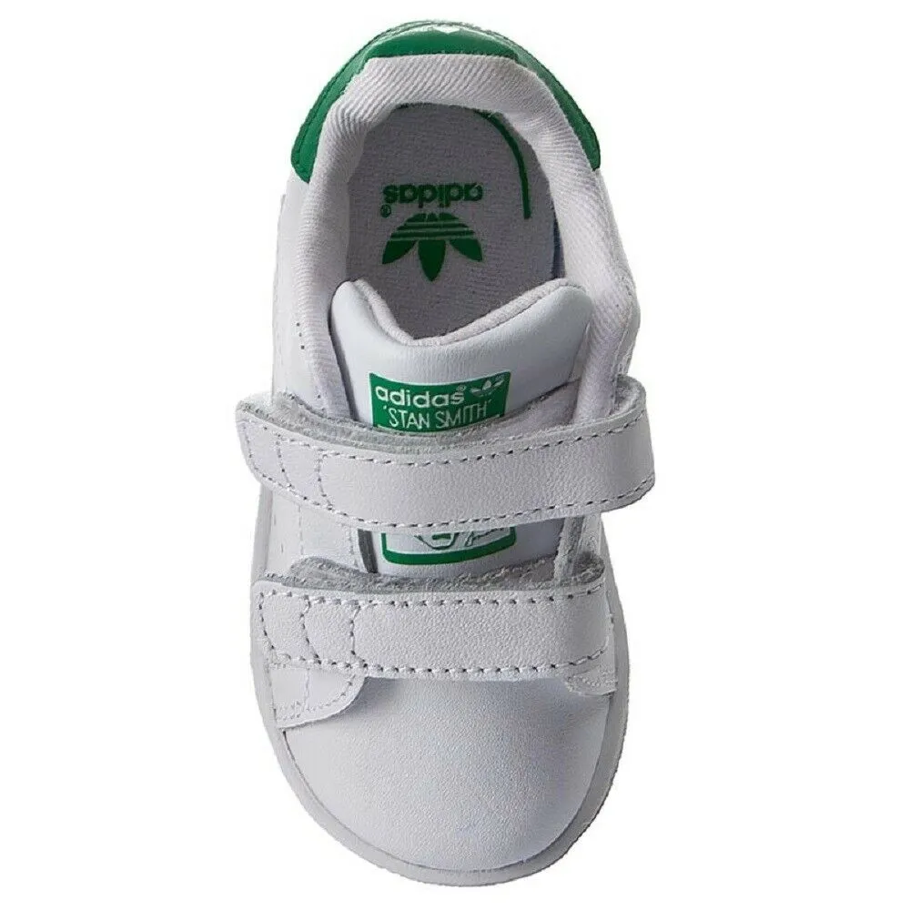 Scarpe da bambino Adidas - Art. BZ0520 sneakers con strappo bianco e verde sportivo