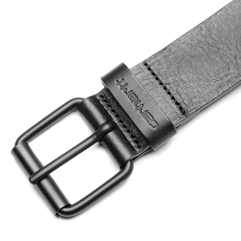 Script Belt - Black/Black