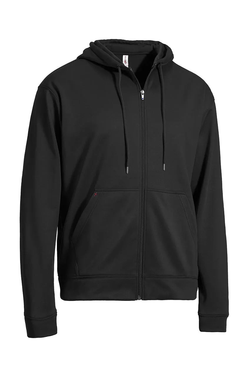 Sleek Tech Zip-Up Hoodie