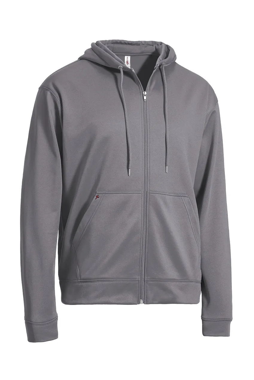 Sleek Tech Zip-Up Hoodie