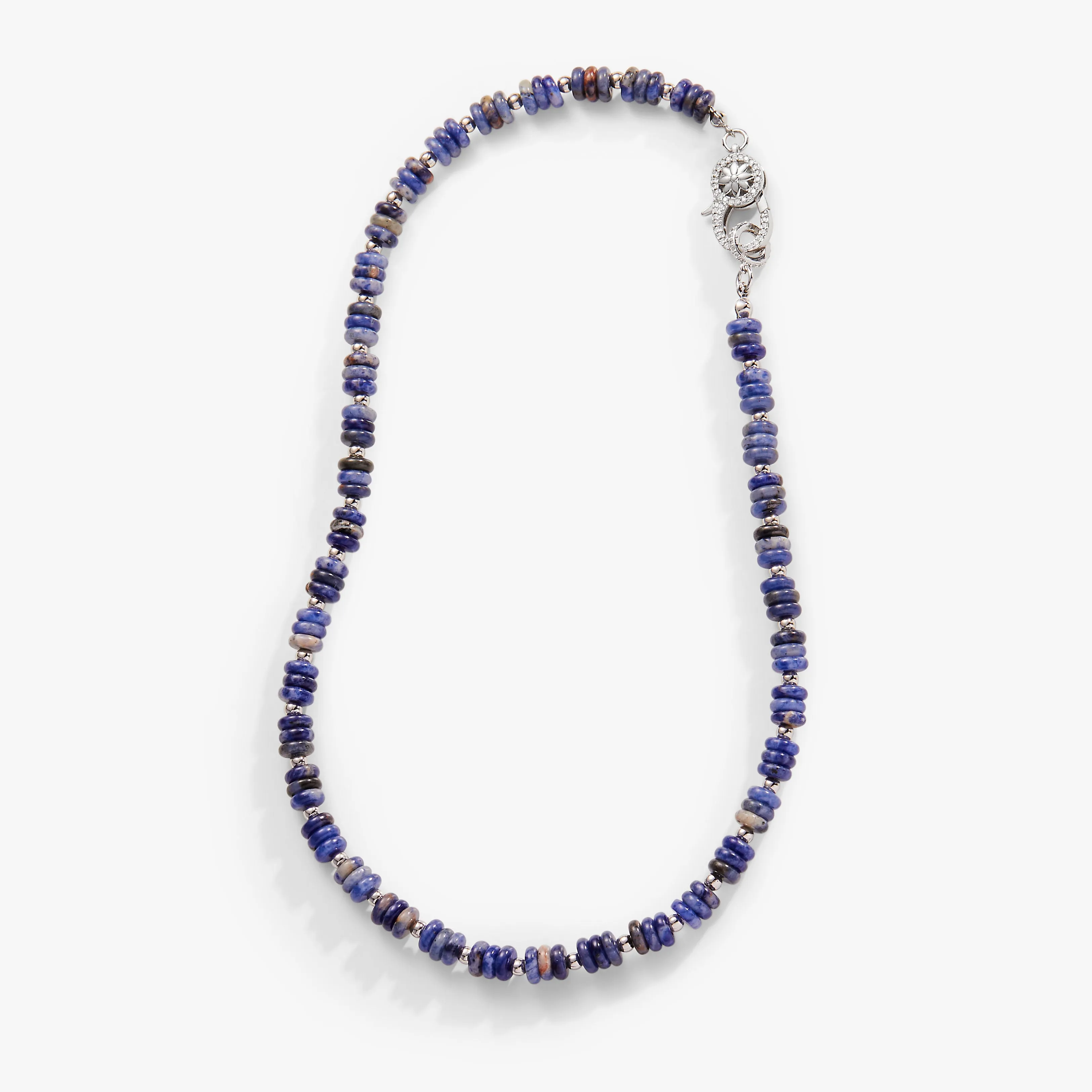 Sodalite Carabiner Necklace