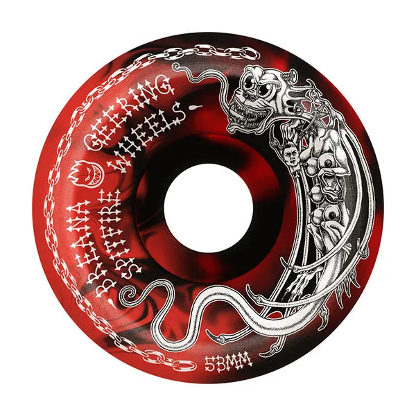 Spitfire Formular Four 99D Breana Greering Tormentor Conical Full Black/Red Swirl 53mm