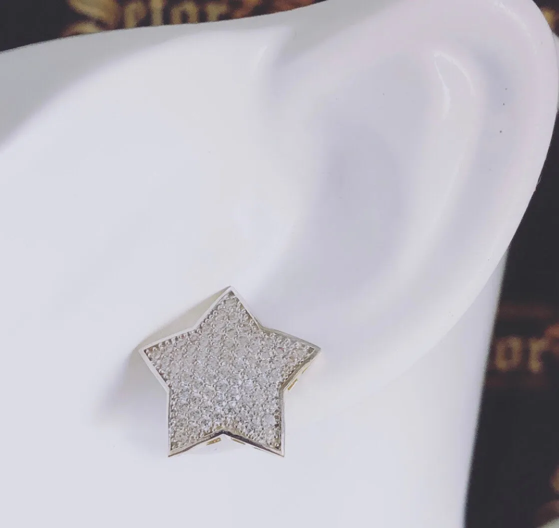 Star earrings E178