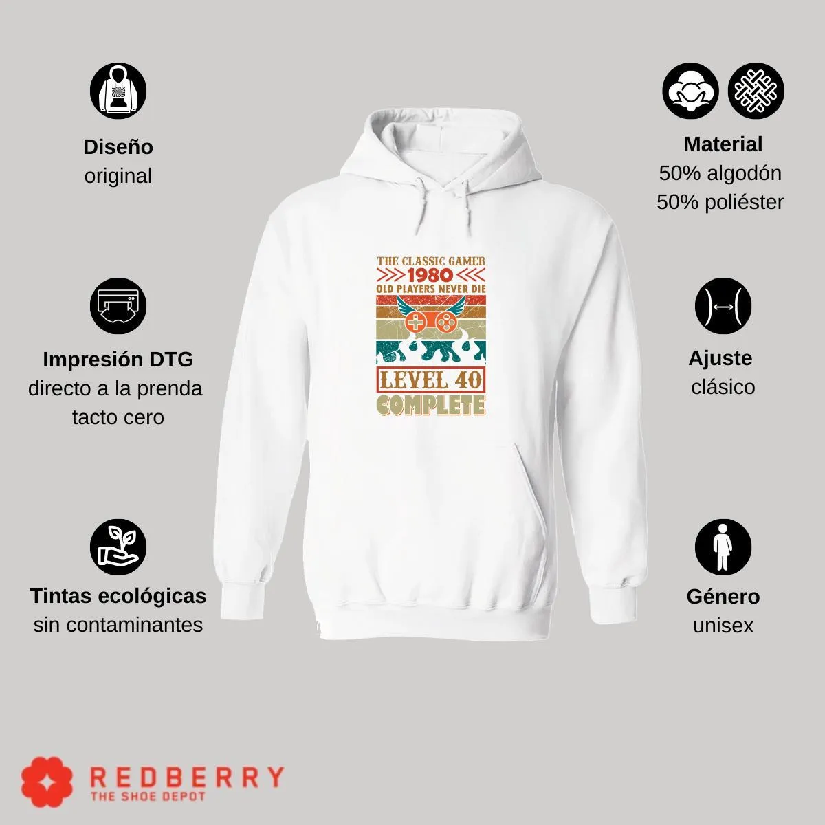 Sudadera Hombre  Hoodie Gamer Videojuegos Frases 027