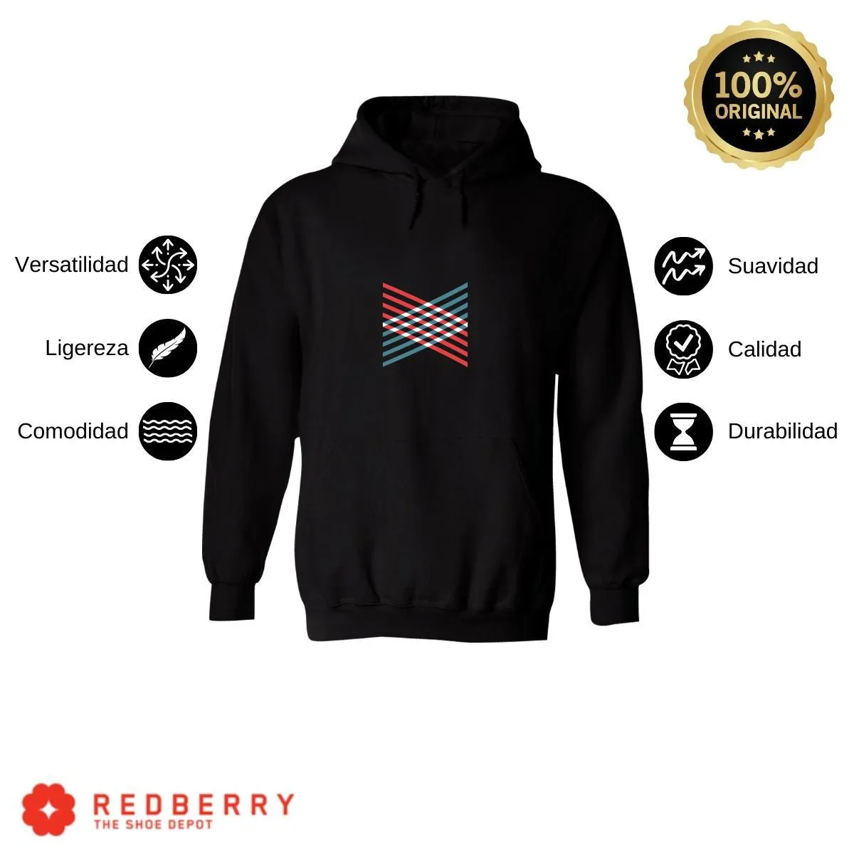 Sudadera Hombre  Hoodie Geometría Diseo Frases 002