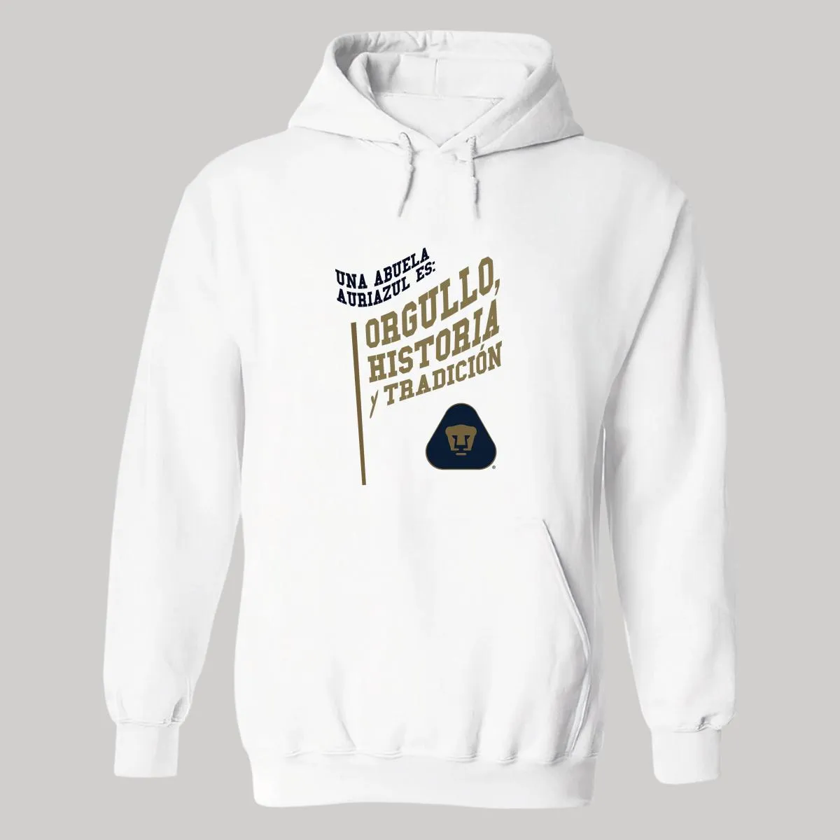 Sudadera Mujer Hoodie  Pumas UNAM Abuela Auriazul