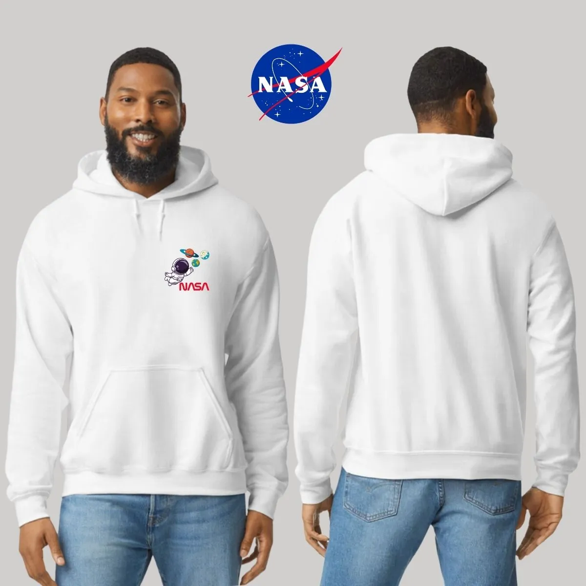 Sweater Suéter Hombre Hoodie Nasa Astronauta