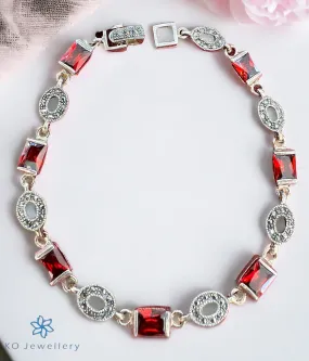 The Edwina Sparkle Silver Marcasite Bracelet