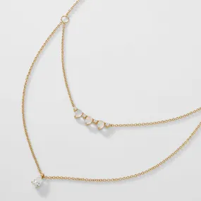 VANESSA DOUBLE ROW NECKLACE